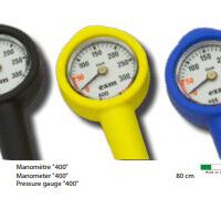 Manometer 400 bar black