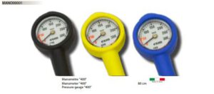 Manometer 400 bar black