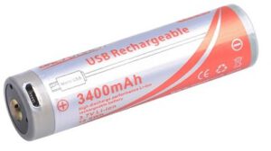 18650 usb accu 3,6v 3400mAh