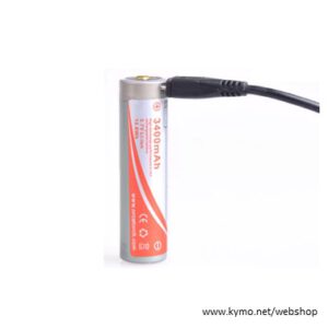 18650 usb accu 3,6v 3400mAh