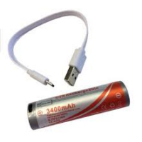 18650 usb accu 3,6v 3400mAh