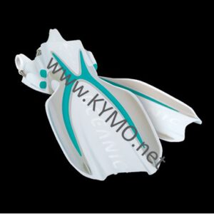 Manta Ray Fins - Sea Blue/White - SM