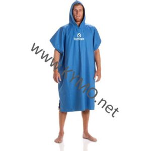 Surflogic microfiber omkleed poncho blauw