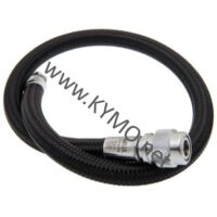 Inflator hose flex 75cm - black