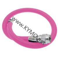 Inflator hose flex 75cm - pink