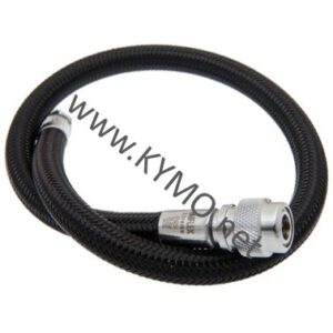 Inflator hose flex 90cm - black