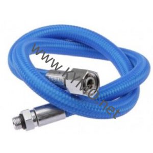 Regulator hose flex 3/8 blue 80 cm