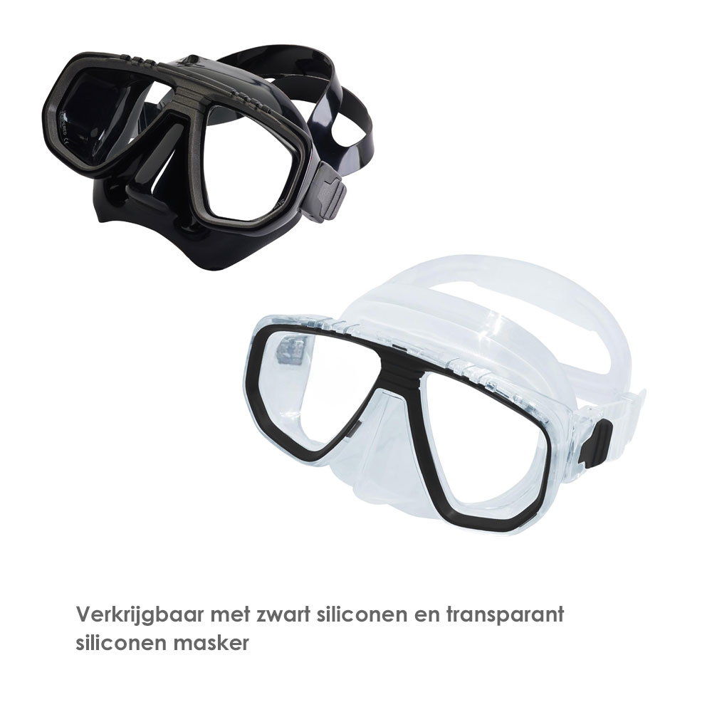 Duikbril op sterkte met glazen op recept gemaakt | voor hetzelfde zicht als de normale bril