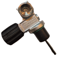 Mono afsluiter 232 bar links viton standaard